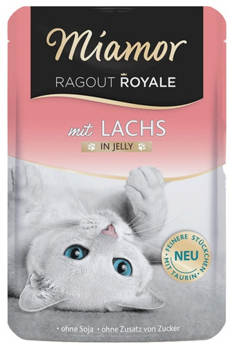 Miamor Ragout Royale Cat Food Salmon in Jelly 100g