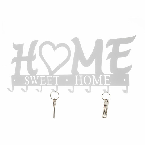 Wall Hanger Home Sweet Home, white