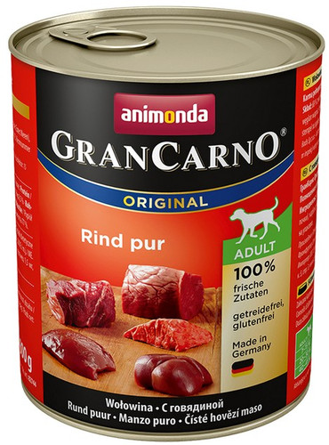 Animonda GranCarno Adult Beef Wet Dog Food 800g