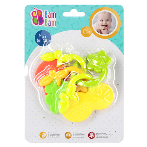 Bam Bam Rattle Fruit 3m+