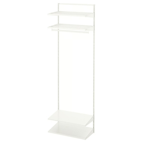 BOAXEL 1 section, white, 62x40x201 cm