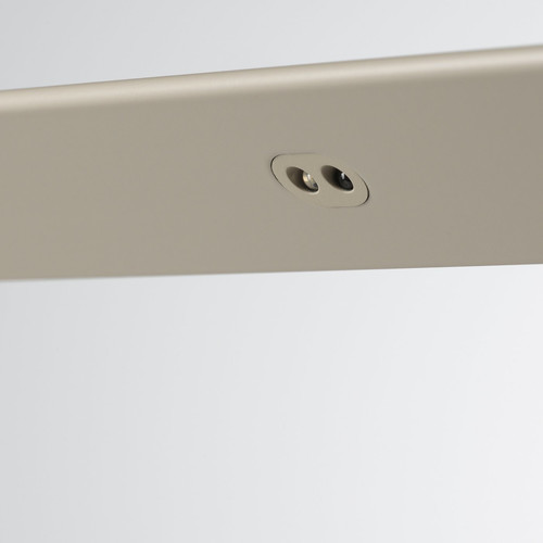 ÖVERSIDAN LED wardrobe lighting strp w sensor, dimmable grey-beige, 46 cm