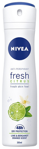 Nivea Anti-Perspirant Deodorant Spray for Women Fresh Citrus 48h 150ml
