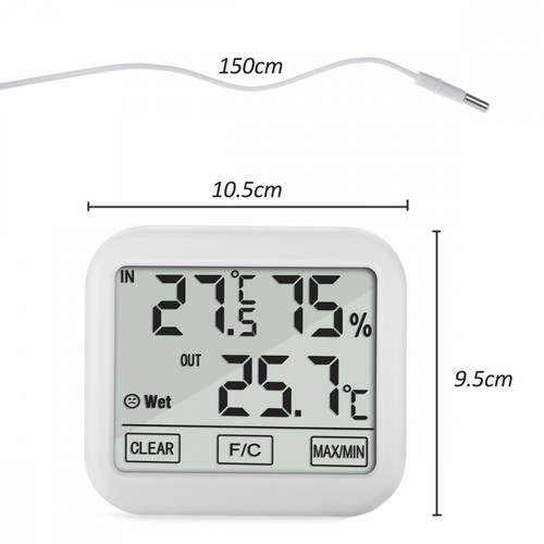 GreenBlue Weather Station with External Temperature Probe GB381