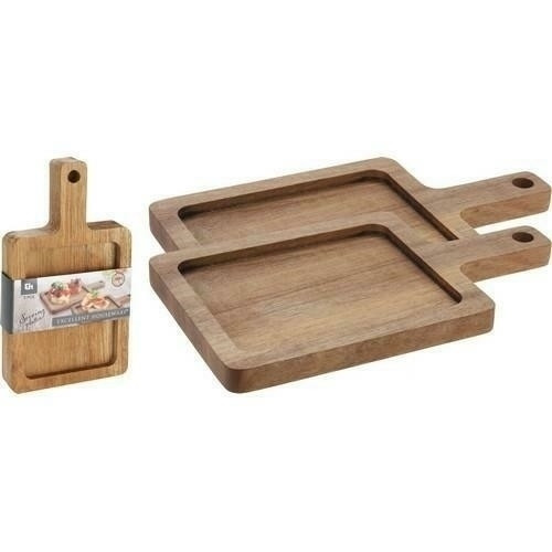 Serving Dish Set of 2, acacia wood