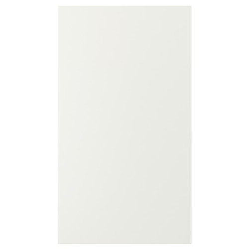 VEDDINGE Front for dishwasher, white, 45x80 cm
