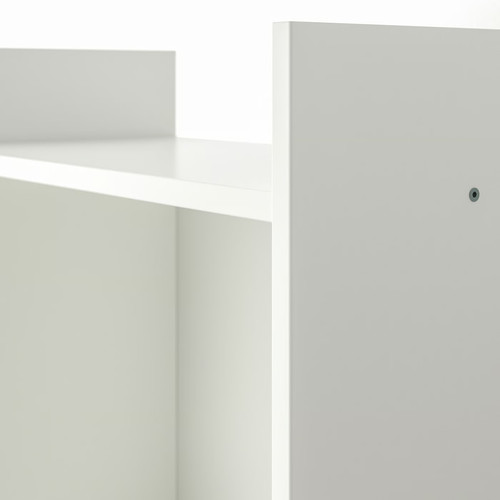 BAGGEBO Bookcase, white, 50x25x160 cm
