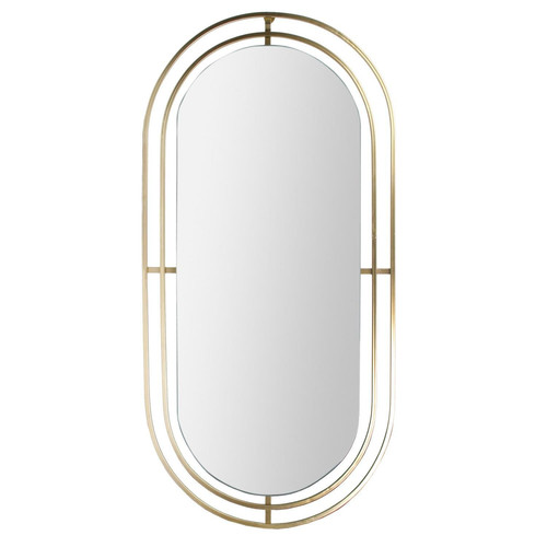 Mirror Avec, oval, gold