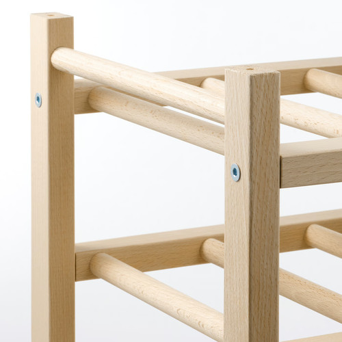 HUTTEN 9-bottle wine rack, solid wood