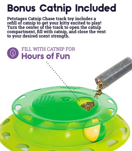 Petstages Play Track for Cats with Catnip