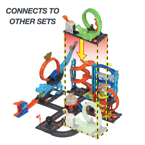 Hot Wheels Crocodile Loop Playset HKX39 4+