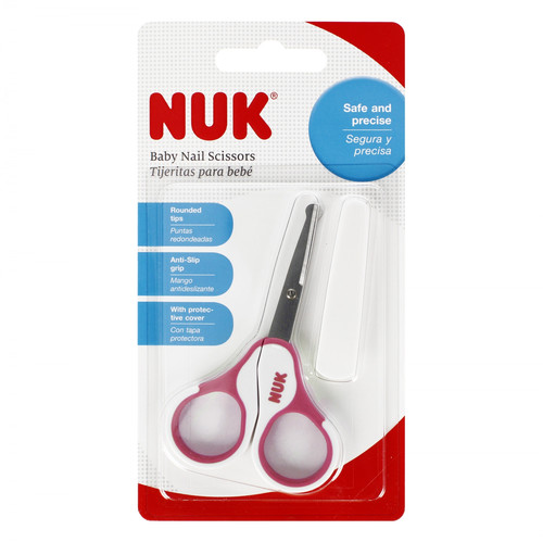 NUK Baby Nail Scissors, pink