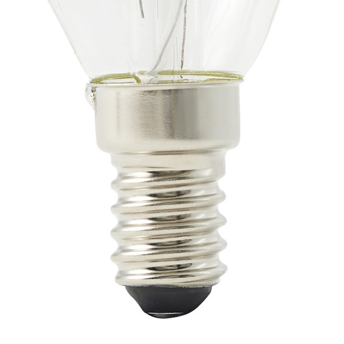 Diall LED Bulb B35-TW E14 4W 470lm, transparent, warm white