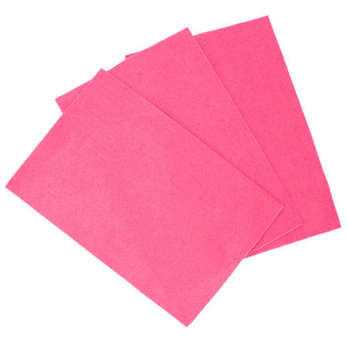 Craft Felt 5 Sheets, pink