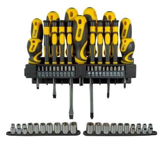 Stanley Screwdriver and Fastening Set 57pcs