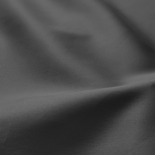NATTJASMIN Pillowcase, dark grey, 50x60 cm