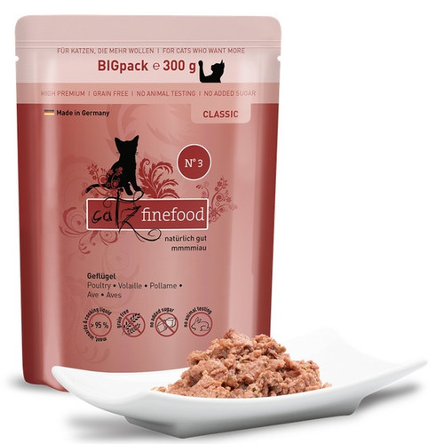 Catz Finefood Cat Wet Food Classic N.03 Poultry 300g