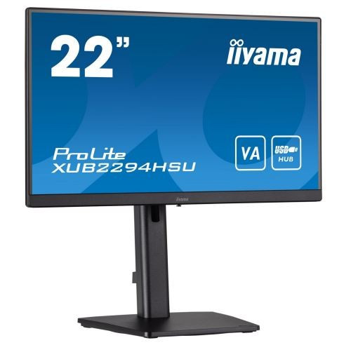 IIyama 21.5" Monitor XUB2294HSU-B2 VA FHD HDMI DP USB3.0 VESA 2x2W