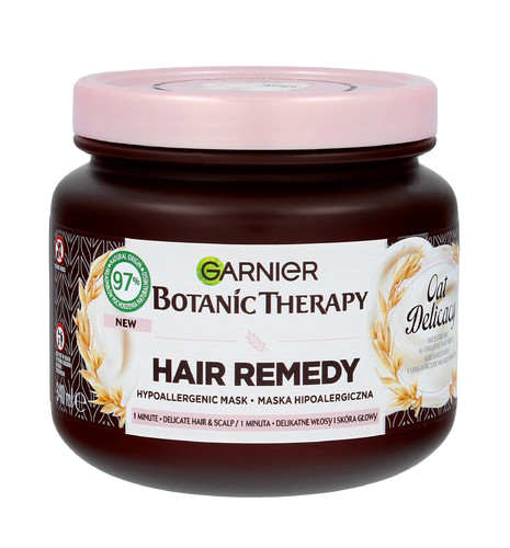 Garnier Botanic Therapy Hair Remedy Hypoallergenic Mask for Delicate Hair 97% Natural Vegan 340ml