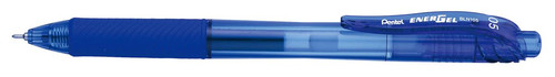 Pentel Retractable Gel Roller Pen Energel BLN105-C, blue, 12pcs