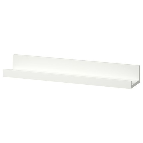 MOSSLANDA Picture ledge, white, 55 cm