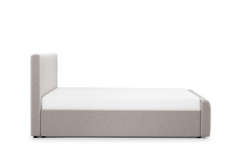 Upholstered Ottoman Bed Nicole 160x200, beige