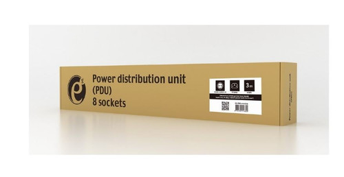 Gembird Power Distribution Unit, 8 Schuko Sockets EU, 1U, 16A, C14 plug 3m