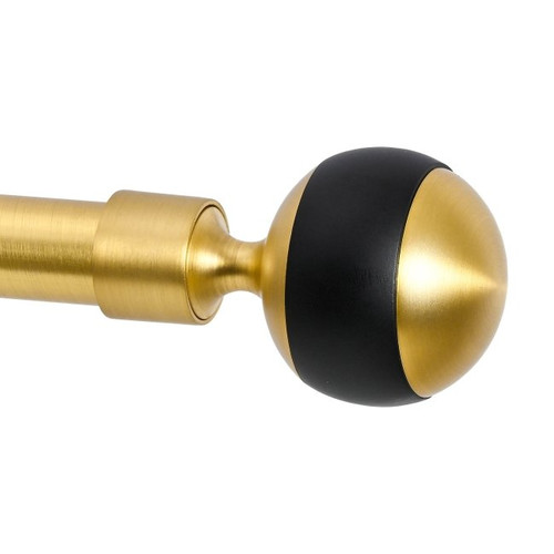 Curtain Pole Finial Ball 19 mm, brass