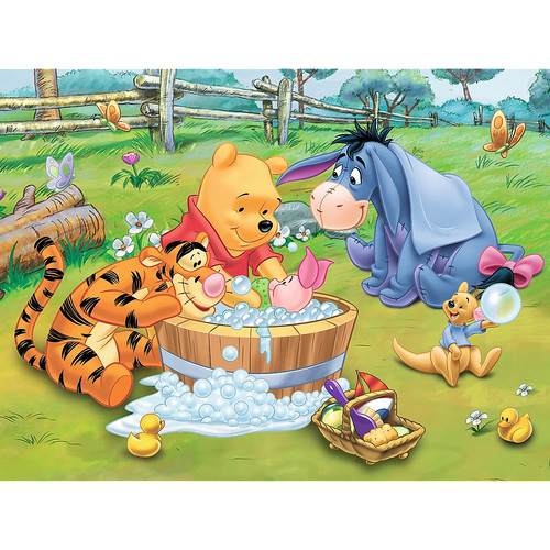 Trefl Children's Puzzle Winnie the Pooh Piglet's Bath 30pcs 3+