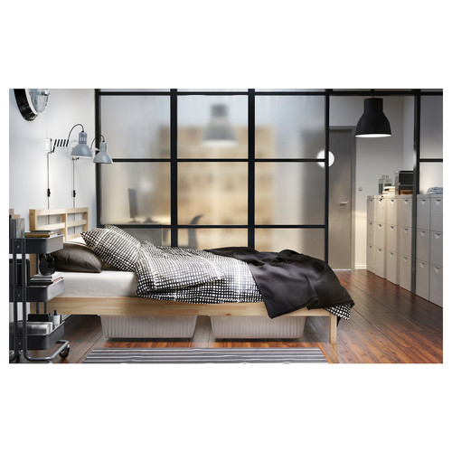 TARVA Bed frame, pine, Leirsund, 140x200 cm