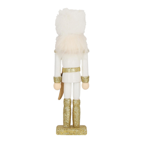 Nutcracker Christmas Decoration Henry 4 18cm, white