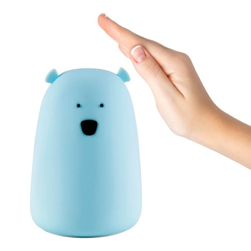 Night Lamp Goldlux Bear RGB USB, blue