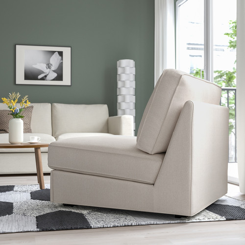 KIVIK 1-seat sofa-bed, Tresund light beige