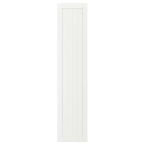 GULLABERG Door with hinges, white, 50x229 cm
