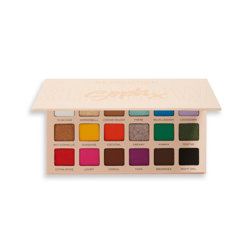 Makeup Revolution X Soph Super Spice Eyeshadow Palette (18) Vegan