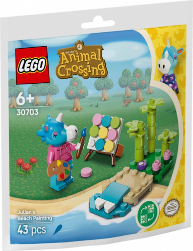 LEGO Animal Crossing Julian's Beach Painting 6+