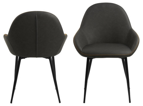 Dining Chair Candis Dove Grey PU