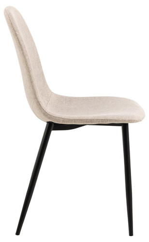 Dining Chair Celia, Beige/Black