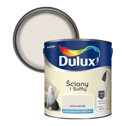 Dulux Walls & Ceilings Matt Latex Paint 2.5l clear calm