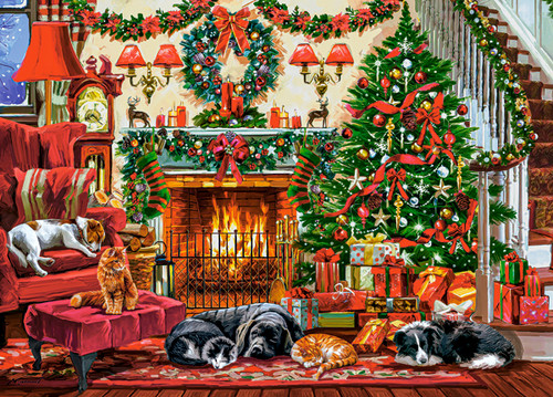 Castorland Christmas Children's Puzzle Cozy Fireplace 260pcs 8+