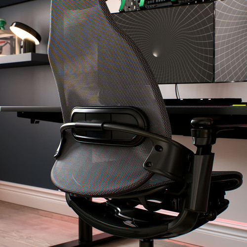 BÄSTBOLL Gaming chair, black/Mjuk black