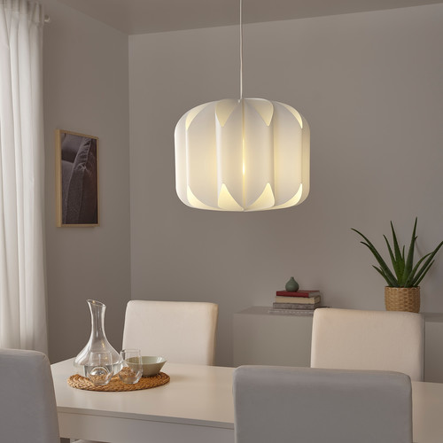 MOJNA / HEMMA Pendant lamp, white