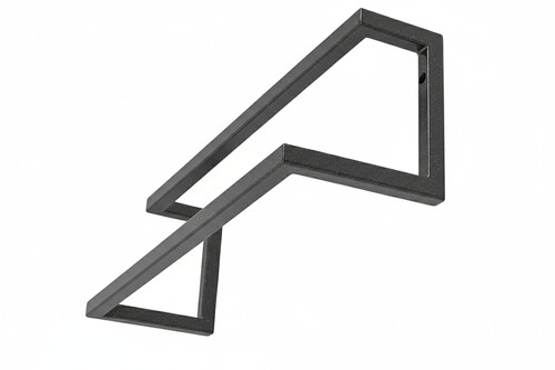 Double Wall-Mounted Towel Rail, graphite