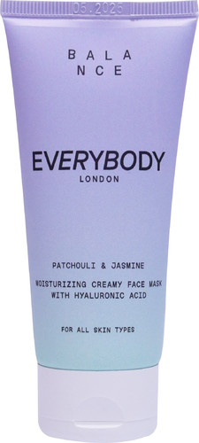 EVERYBODY Balance Moisturizing Creamy Face Mask Patchouli & Jasmine 94% Natural 50ml