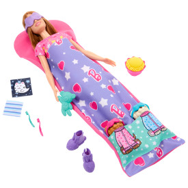 Barbie Pajama Party with Puppies Playset HXN01 3+