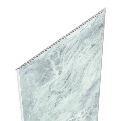 PVC Wall Panel Vilo Motivo 250 mm, 4-pack, blue marble