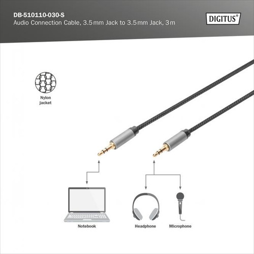 Digitus Audio Connection Cable DB-510110-030-S