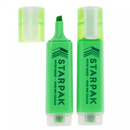 Starpak Highlighter Green 10pcs