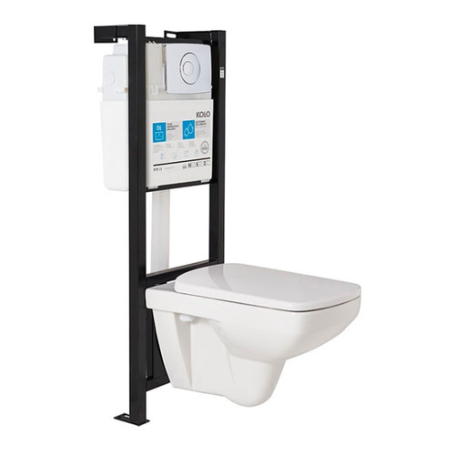 Kolo Wall Hung Toilet Bowl Nova with Soft-close Seat