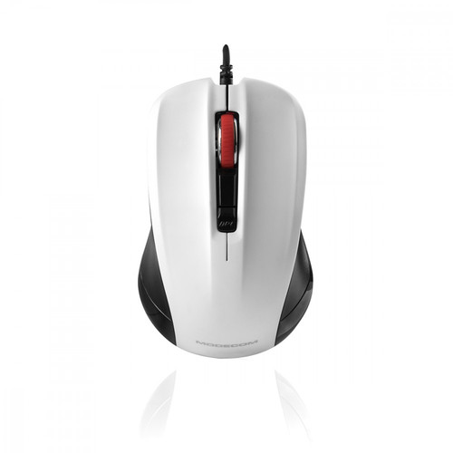 Modecom Wired Optical Mouse M9.1, black-white